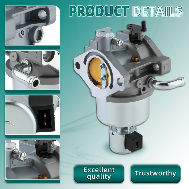 AUTOKAY 594605 792768 Carburetor Carb Fits for Nikki 21B807 21B877 31M977 31N607 31N677 31P607 31P677 31Q677 31P977 14 15 16 17 18HP Intek Engines for Craftsman It3000 Intek with 20 hp Engine - Image 3